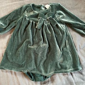 Baby green dress 6 months